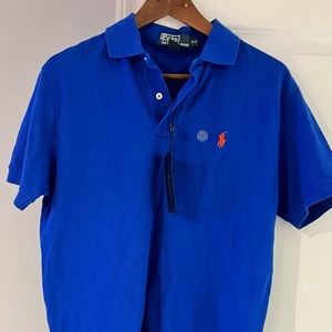 NWT Polo shirt. Blue never worn.
